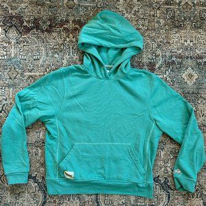 Tracksmith Women's Trackhouse Midweight Hoodie in Moss - Size M